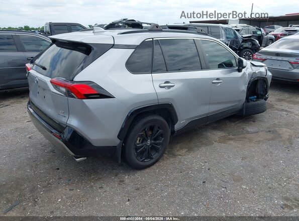 JTM16RFV1ND063814 2022 TOYOTA RAV4 HYBRID Gray Rear right