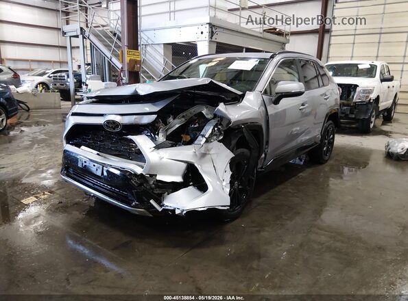 JTM16RFV4SD160288 2025 TOYOTA RAV4 HYBRID Gray Vista tres cuartos delantera izquierda