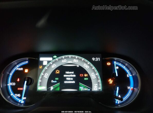 JTM16RFV4SD160288 2025 TOYOTA RAV4 HYBRID Gray Vista de los asientos traseros