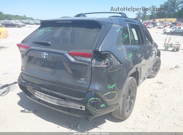 JTM16RFV9ND530722 2022 TOYOTA RAV4 HYBRID Gray Հետևի աջ