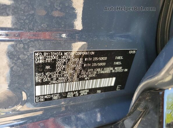 JTM6CRAVXTJ001350 2026 TOYOTA RAV4 Gray Engine compartment view