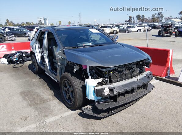 JTMAAAAA6RA039391 2024 TOYOTA BZ4X Gray Դիմացի տեսք