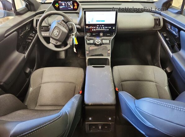 JTMAAAAA7RA047693 2024 TOYOTA BZ4X Black Вид панелі приладів