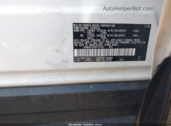 JTMAB3FV2RD175763 2024 TOYOTA RAV4 PRIME White ძრავის განყოფილების ხედი