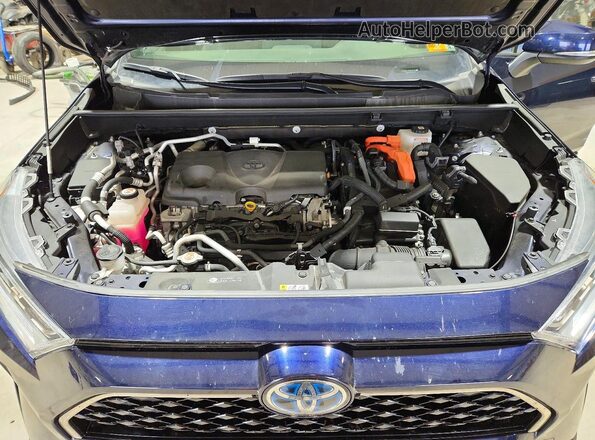 JTMAB3FV9MD002718 2021 TOYOTA RAV4 Blue Շարժիչի բաժամունքի տեսք