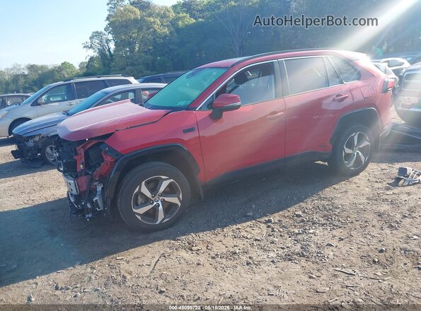 JTMAB3FV9MD033483 2021 TOYOTA RAV4 PRIME Maroon Առջևի ձախ երեք քառորդ տեսարան