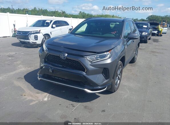 JTMAB3FVXMD063138 2021 TOYOTA RAV4 PRIME Gray Առջևի ձախ երեք քառորդ տեսարան