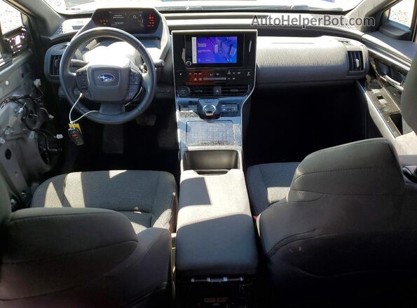 JTMABABA2PA026825 2023 SUBARU SOLTERRA Gray Widok deski rozdzielczej
