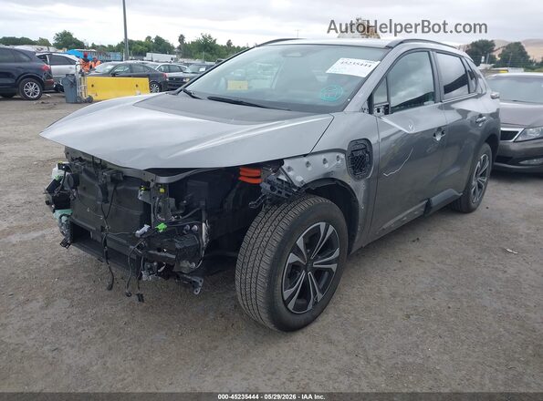 JTMABABA2RA059584 2024 SUBARU SOLTERRA Gray Առջևի ձախ երեք քառորդ տեսարան