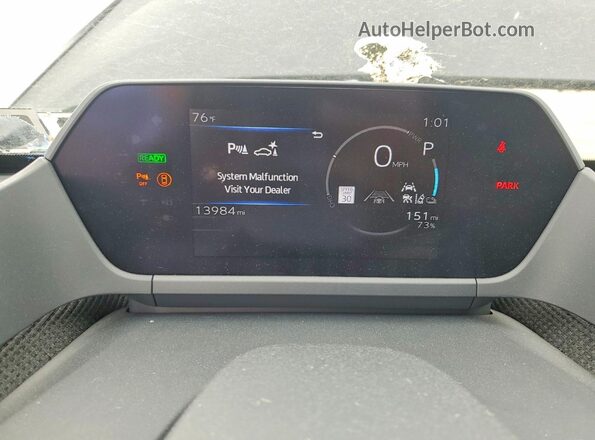 JTMABABA7RA052484 2024 SUBARU SOLTERRA Gray Widok zestawu wskaźników