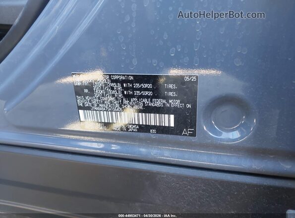JTMABABA7SA106405 2025 SUBARU SOLTERRA Blue ძრავის განყოფილების ხედი