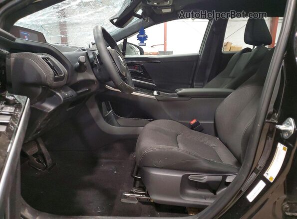 JTMABABA9RA060716 2024 SUBARU SOLTERRA Black Widok wnętrza z przodu