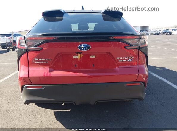 JTMABABAXPA015166 2023 SUBARU SOLTERRA Red 