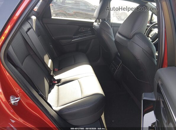 JTMABABAXPA015166 2023 SUBARU SOLTERRA Red Widok naklejki z numerem VIN