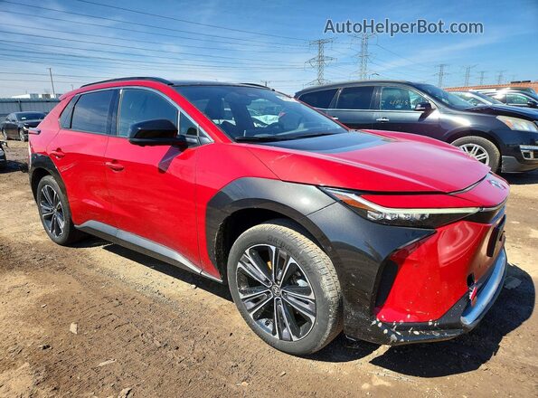 JTMABACA1RA078142 2024 TOYOTA BZ4X Red წინა მარჯვენა