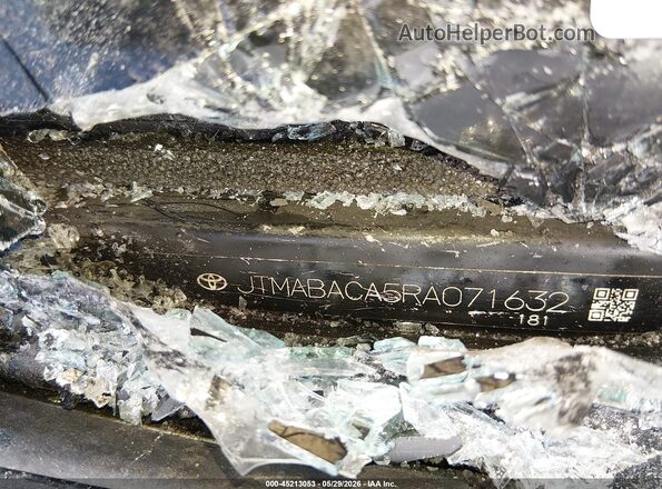 JTMABACA5RA071632 2024 TOYOTA BZ4X Silver Вид наклейки з VIN-кодом