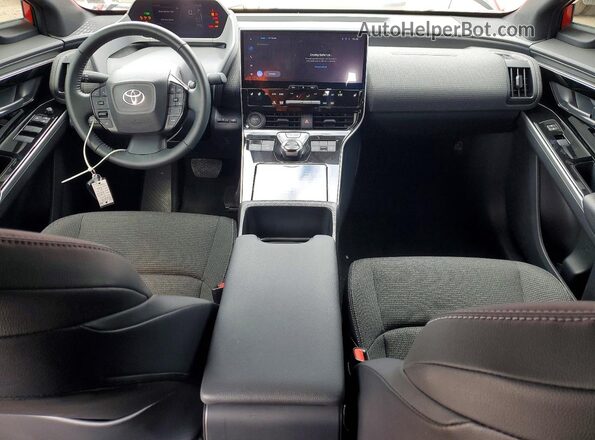JTMABACAXRA065583 2024 TOYOTA BZ4X Red Vista del salpicadero