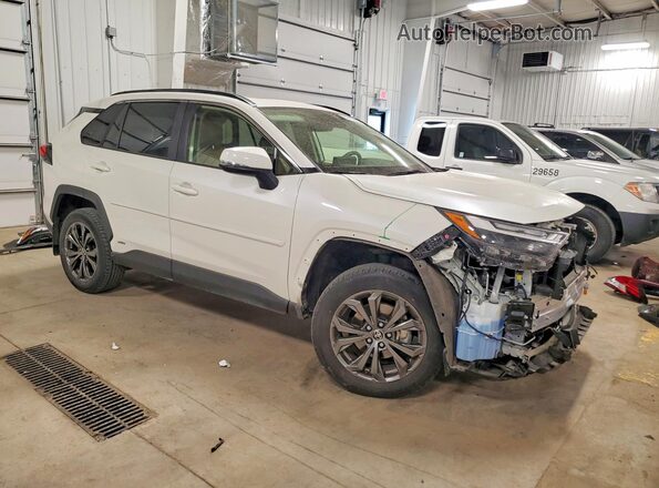 JTMB6RFV0ND529589 2022 TOYOTA RAV4 Белый Передняя правая четверть