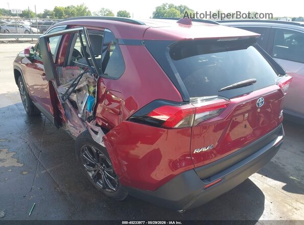 JTMB6RFV5PD091784 2023 TOYOTA RAV4 HYBRID Red Trasero izquierdo