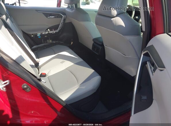 JTMB6RFV5PD091784 2023 TOYOTA RAV4 HYBRID Red Vista de la etiqueta del VIN