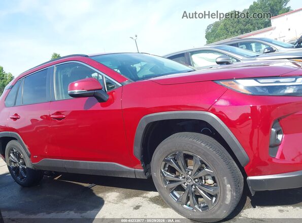 JTMB6RFV5PD091784 2023 TOYOTA RAV4 HYBRID Red Vista del cuadro de instrumentos