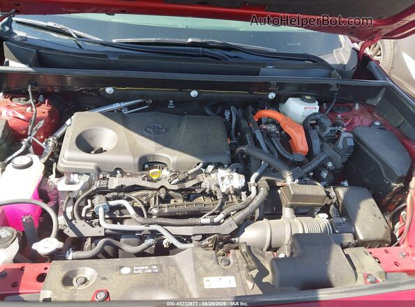 JTMB6RFV5PD091784 2023 TOYOTA RAV4 HYBRID Red Vista trasera