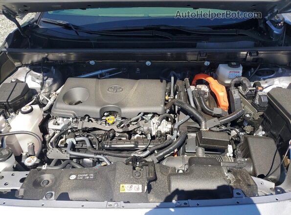 JTMB6RFV5SD165665 2025 TOYOTA RAV4 Silver Вид підкапотного простору
