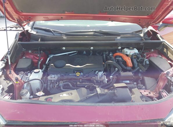 JTMB6RFV6MD034988 2021 TOYOTA LE Red უკანა ხედი