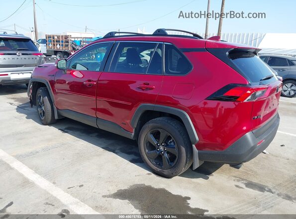 JTMB6RFV6MD034988 2021 TOYOTA LE Red უკანა მარცხენა