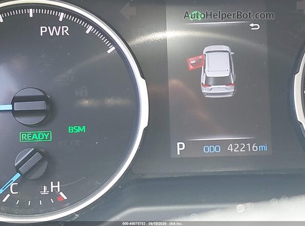 JTMB6RFV6MD034988 2021 TOYOTA LE Red 
