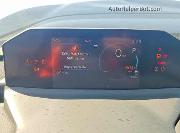 JTMBCAEB2TJ009152 2026 TOYOTA BZ Black Սարքավորումների վահանակի տեսք