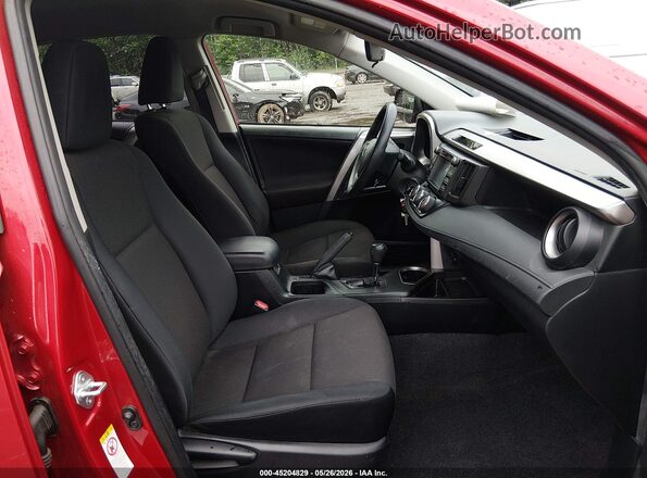 JTMBFREV4HJ140140 2017 TOYOTA RAV4 Red Вид салону спереду