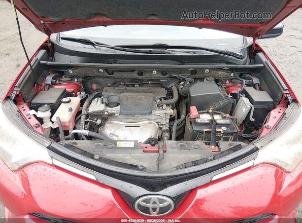 JTMBFREV4HJ140140 2017 TOYOTA RAV4 Red Вид ззаду