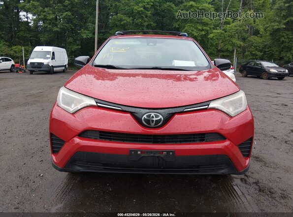 JTMBFREV4HJ140140 2017 TOYOTA RAV4 Red Вид щитка приладів