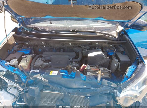 JTMBFREV5HJ144004 2017 TOYOTA RAV4 Blue უკანა ხედი