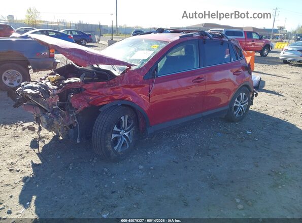 JTMBFREV5HJ145993 2017 TOYOTA RAV4 Burgundy წინა მარცხენა ხედი სამი მეოთხედიდან