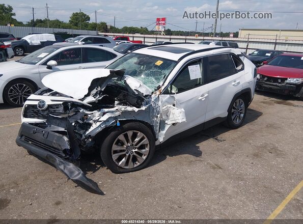 JTMC1RFV8LD044228 2020 TOYOTA RAV4 White Առջևի ձախ երեք քառորդ տեսարան