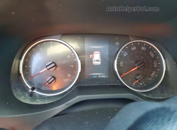 JTMC1RFVXKD500292 2019 TOYOTA LE Gray Вид щитка приладів