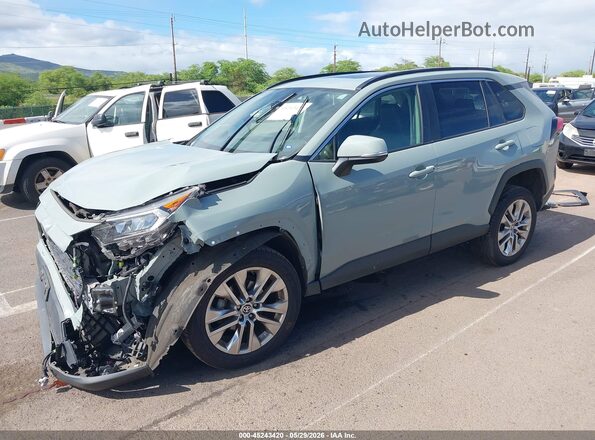 JTMC1RFVXKJ016673 2019 TOYOTA RAV4 Blue Առջևի ձախ երեք քառորդ տեսարան