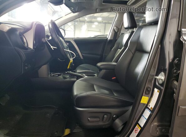 JTMDFREV1JJ181002 2018 TOYOTA LIMITED Gray Widok wnętrza z przodu