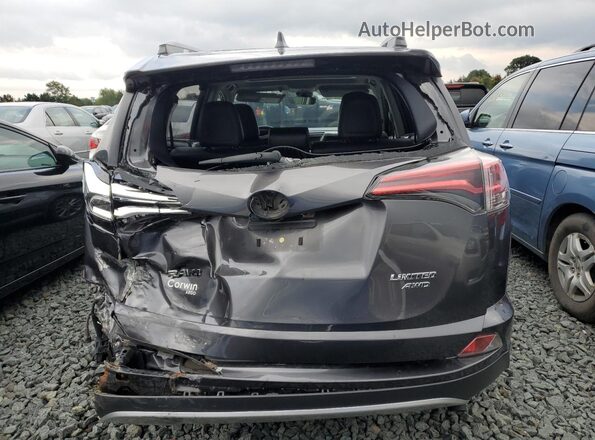 JTMDFREV1JJ181002 2018 TOYOTA LIMITED Gray Widok z tyłu