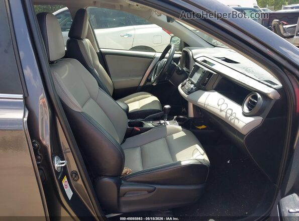 JTMDFREV2HJ119005 2017 TOYOTA RAV4 Серый Вид салона спереди
