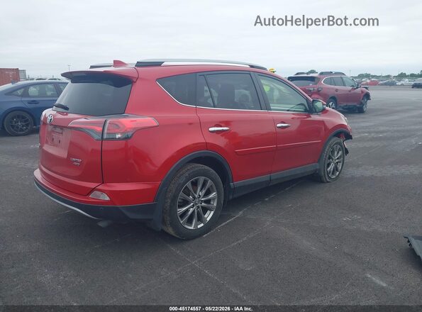 JTMDFREV2HJ145572 2017 TOYOTA RAV4 Red Trasero derecho