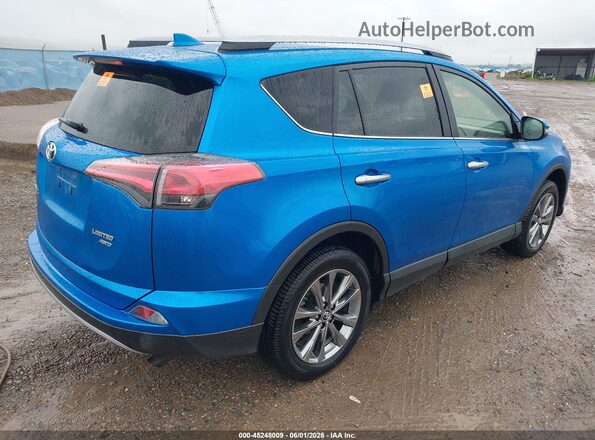 JTMDFREVXJJ218466 2018 TOYOTA RAV4 Blue Trasero derecho