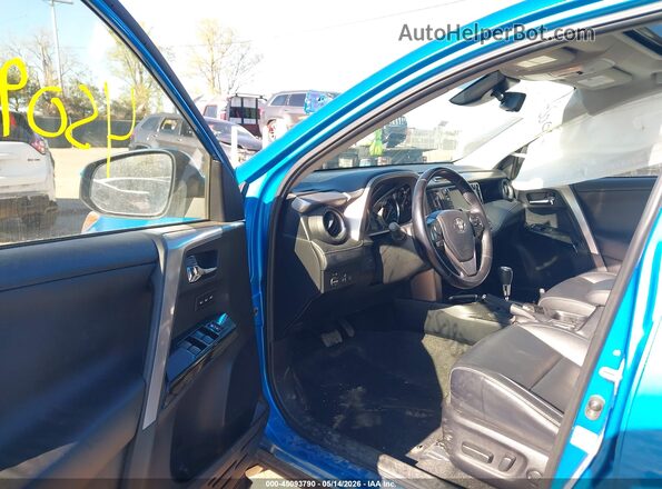 JTMDJREV0GD025684 2016 TOYOTA LIMITED Синий Вид салона спереди