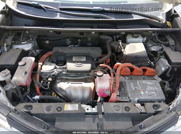 JTMDJREV0GD031436 2016 TOYOTA RAV4 HYBRID Silver უკანა ხედი