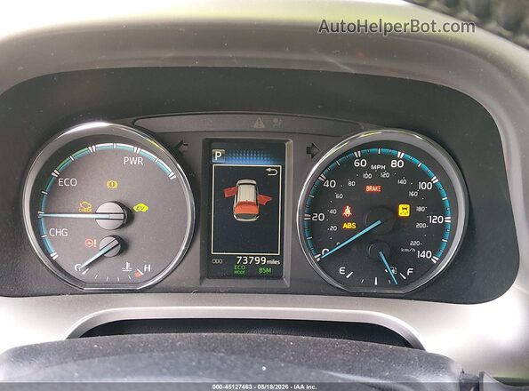 JTMDJREV0GD031436 2016 TOYOTA RAV4 HYBRID Silver უკანა სავარძლების ხედი