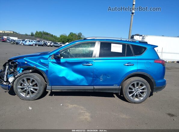 JTMDJREV2HD079408 2017 TOYOTA RAV4 HYBRID Blue 360 interior view