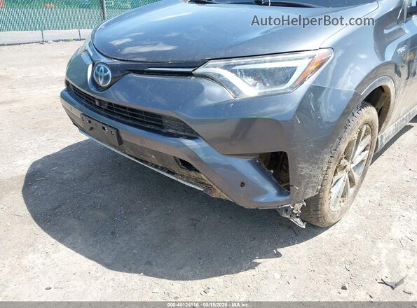 JTMDJREV2HD132205 2017 TOYOTA RAV4 HYBRID Gray Front view