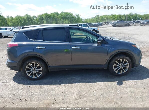 JTMDJREV2HD132205 2017 TOYOTA RAV4 HYBRID Gray Rear interior view
